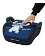 8103074020U3Y2025_2025_Bebeconfort_Disney_carseat_childbeltedbooster_MangaiSafe_Blue_AuthenticStitch_Paddedseat_3qrt